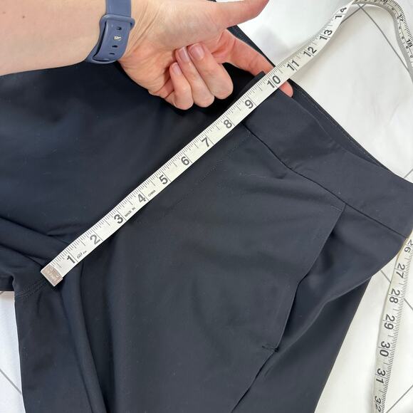 Athleta Pants Women 12 Black Stellar Trouser Modern Casual Active Sleek Athletic - Picture 9 of 12